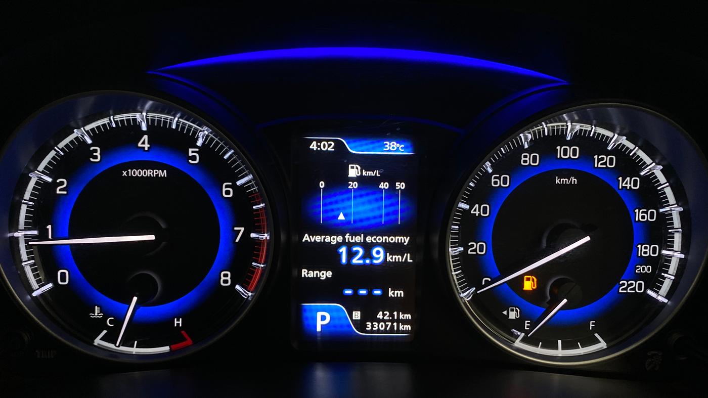 2021 Toyota Glanza G CVT, Petrol, Automatic, 33,067 km, Odometer Image