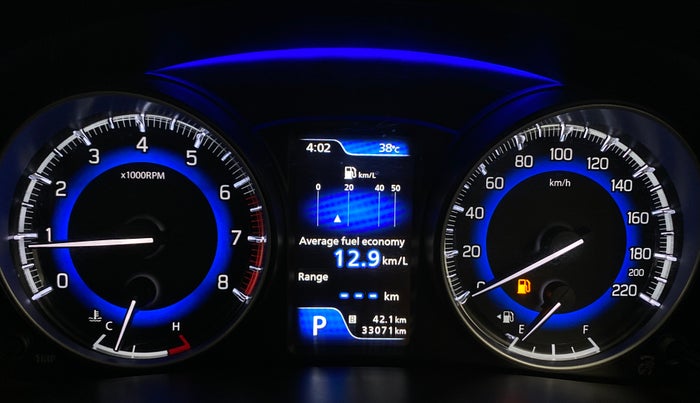 2021 Toyota Glanza G CVT, Petrol, Automatic, 33,067 km, Odometer Image