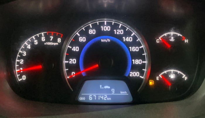 2016 Hyundai Grand i10 MAGNA 1.2 KAPPA VTVT, CNG, Manual, 67,135 km, Odometer Image