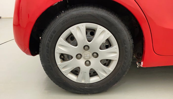 2012 Honda Brio S MT, CNG, Manual, 78,133 km, Right Rear Wheel