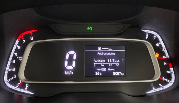 2021 KIA SONET HTK PLUS, Petrol, Manual, 5,112 km, Odometer Image