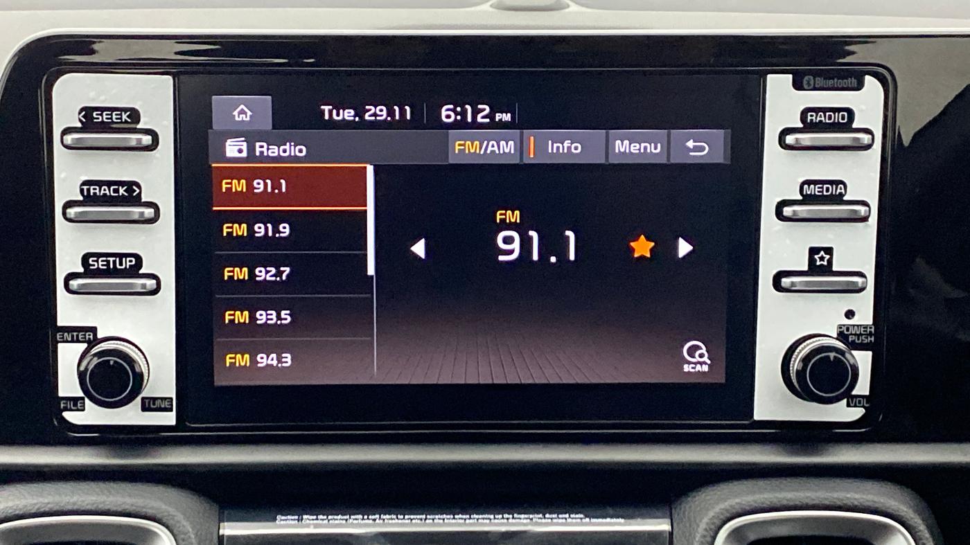 2021 KIA SONET HTK PLUS, Petrol, Manual, 5,112 km, Infotainment System
