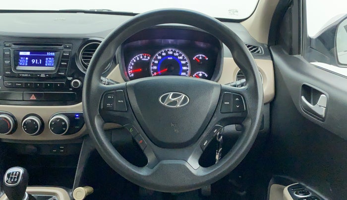 2016 Hyundai Grand i10 SPORTZ 1.2 KAPPA VTVT, Petrol, Manual, 60,309 km, Steering Wheel Close Up