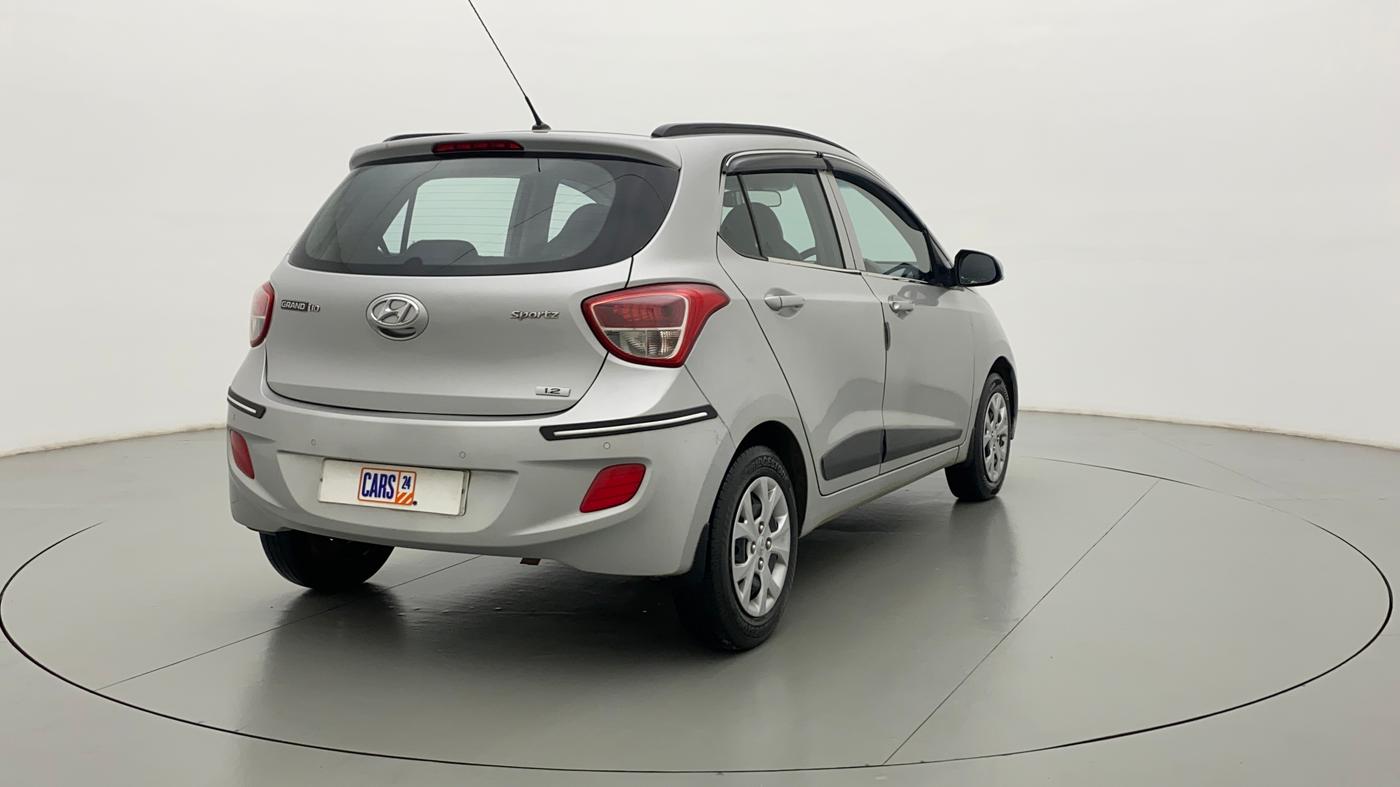 2016 Hyundai Grand i10 SPORTZ 1.2 KAPPA VTVT, Petrol, Manual, 60,309 km, Right Back Diagonal