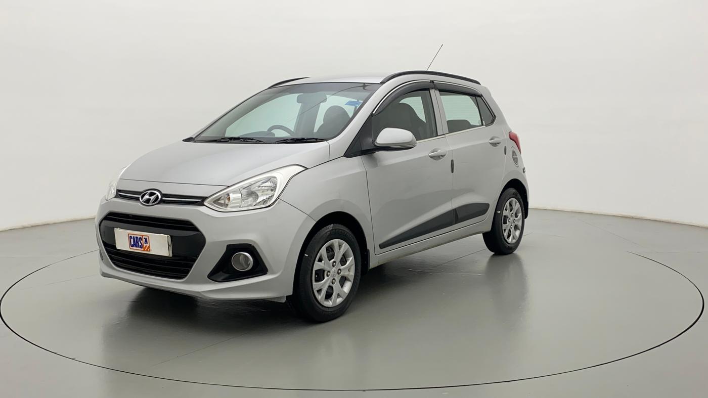 2016 Hyundai Grand i10 SPORTZ 1.2 KAPPA VTVT, Petrol, Manual, 60,309 km, Left Front Diagonal
