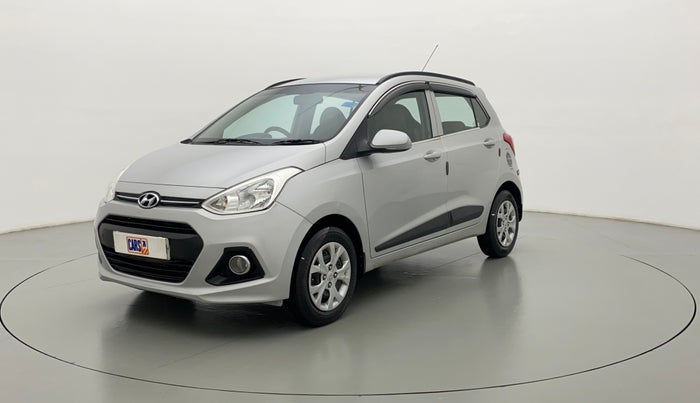2016 Hyundai Grand i10 SPORTZ 1.2 KAPPA VTVT, Petrol, Manual, 60,309 km, Left Front Diagonal