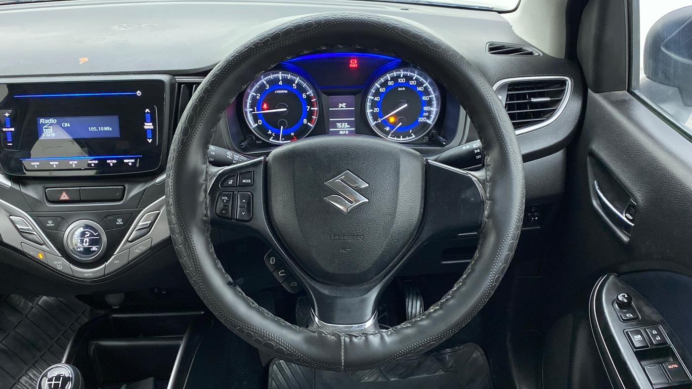 2020 Maruti Baleno DELTA 1.2 K12, Petrol, Manual, 7,607 km, Steering Wheel Close Up