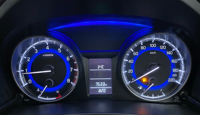 2020 Maruti Baleno DELTA 1.2 K12, Petrol, Manual, 7,607 km, Odometer Image