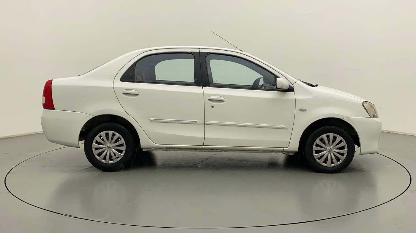 2011 Toyota Etios G, Petrol, Manual, 92,360 km, Right Side View