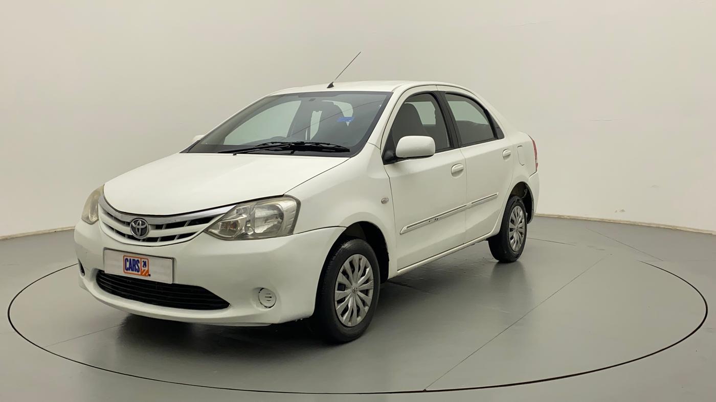2011 Toyota Etios G, Petrol, Manual, 92,360 km, Left Front Diagonal