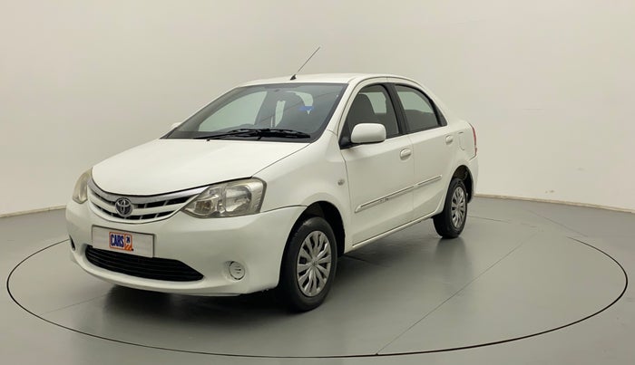 2011 Toyota Etios G, Petrol, Manual, 92,360 km, Left Front Diagonal