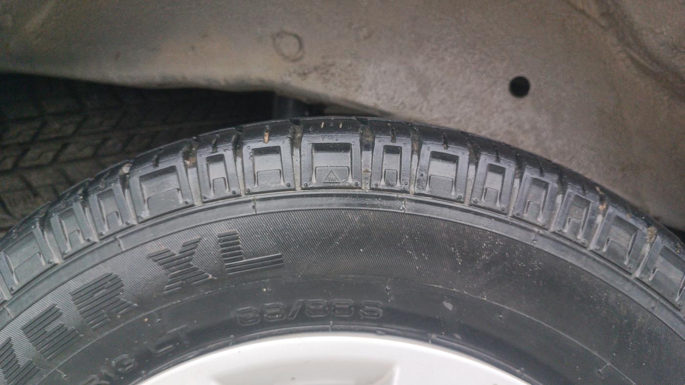 2021 Maruti Eeco 5 STR WITH A/C+HTR, Petrol, Manual, 13,279 km, Right Rear Tyre Tread