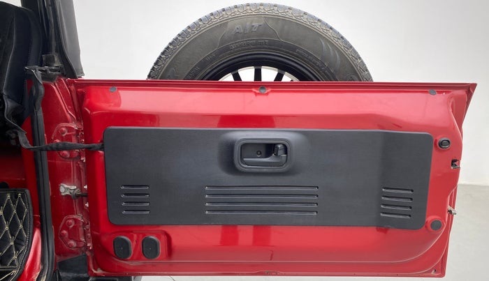 2020 Mahindra Thar AX MT D 4WD ST, Diesel, Manual, 58,090 km, Boot Door Open