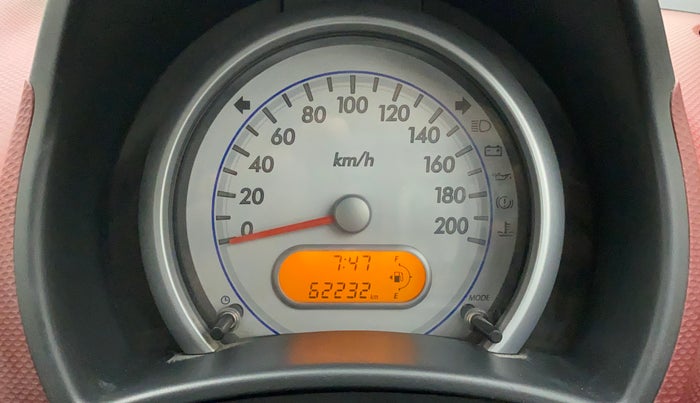 2013 Maruti Ritz VXI, Petrol, Manual, 62,232 km, Odometer Image