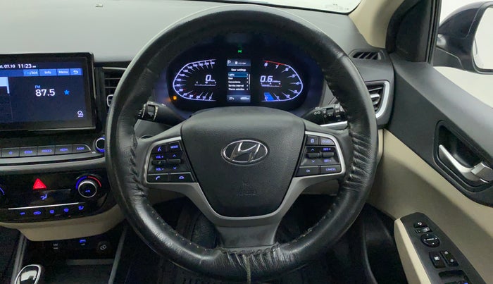 2020 Hyundai Verna SX 1.5 VTVT IVT, Petrol, Automatic, 6,800 km, Steering Wheel Close Up