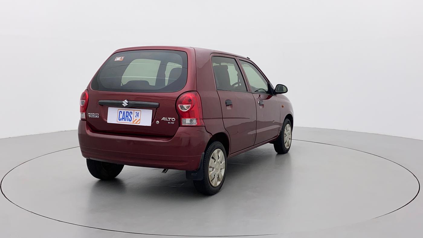 2011 Maruti Alto K10 LXI, Petrol, Manual, 42,237 km, Right Back Diagonal