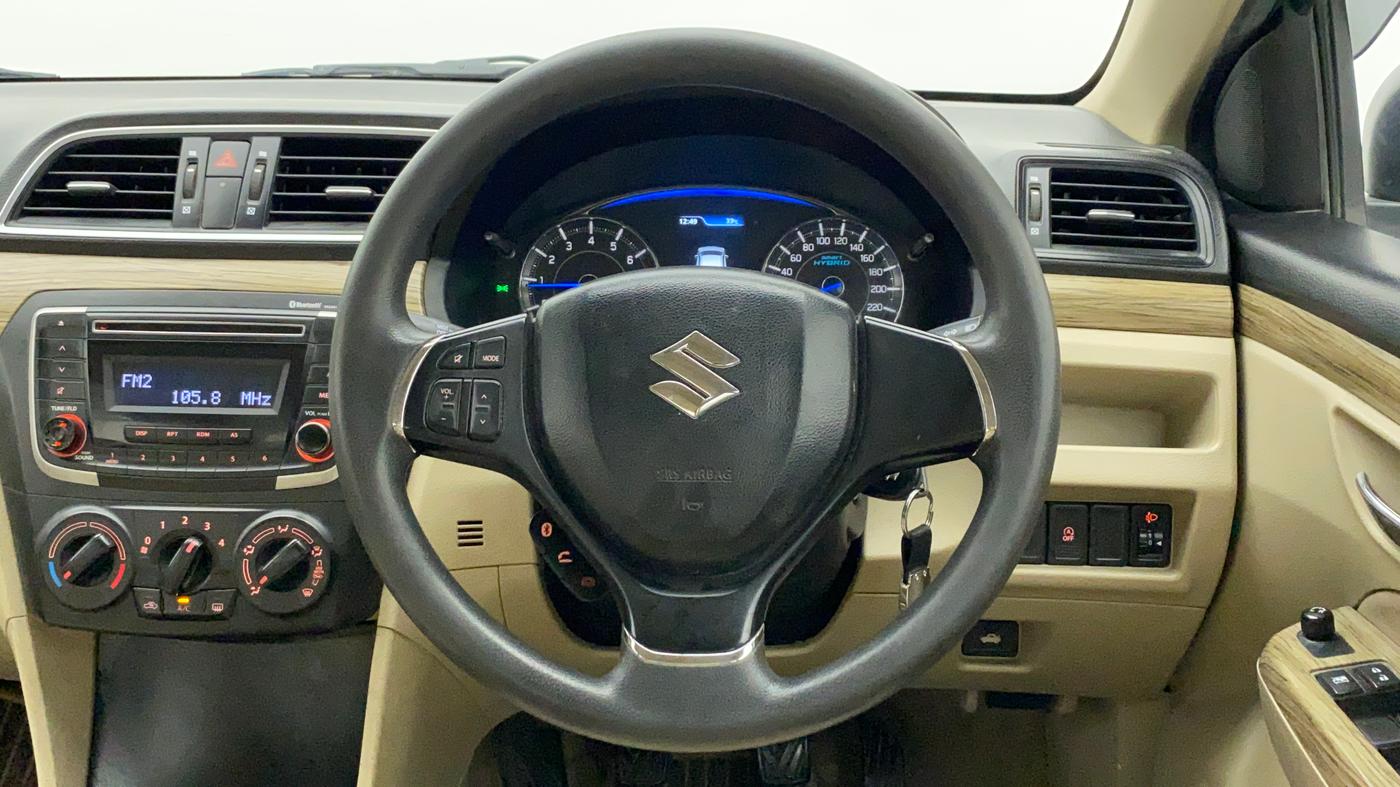 2019 Maruti Ciaz SIGMA 1.5 SHVS MT  PETROL, Petrol, Manual, 83,405 km, Steering Wheel Close Up