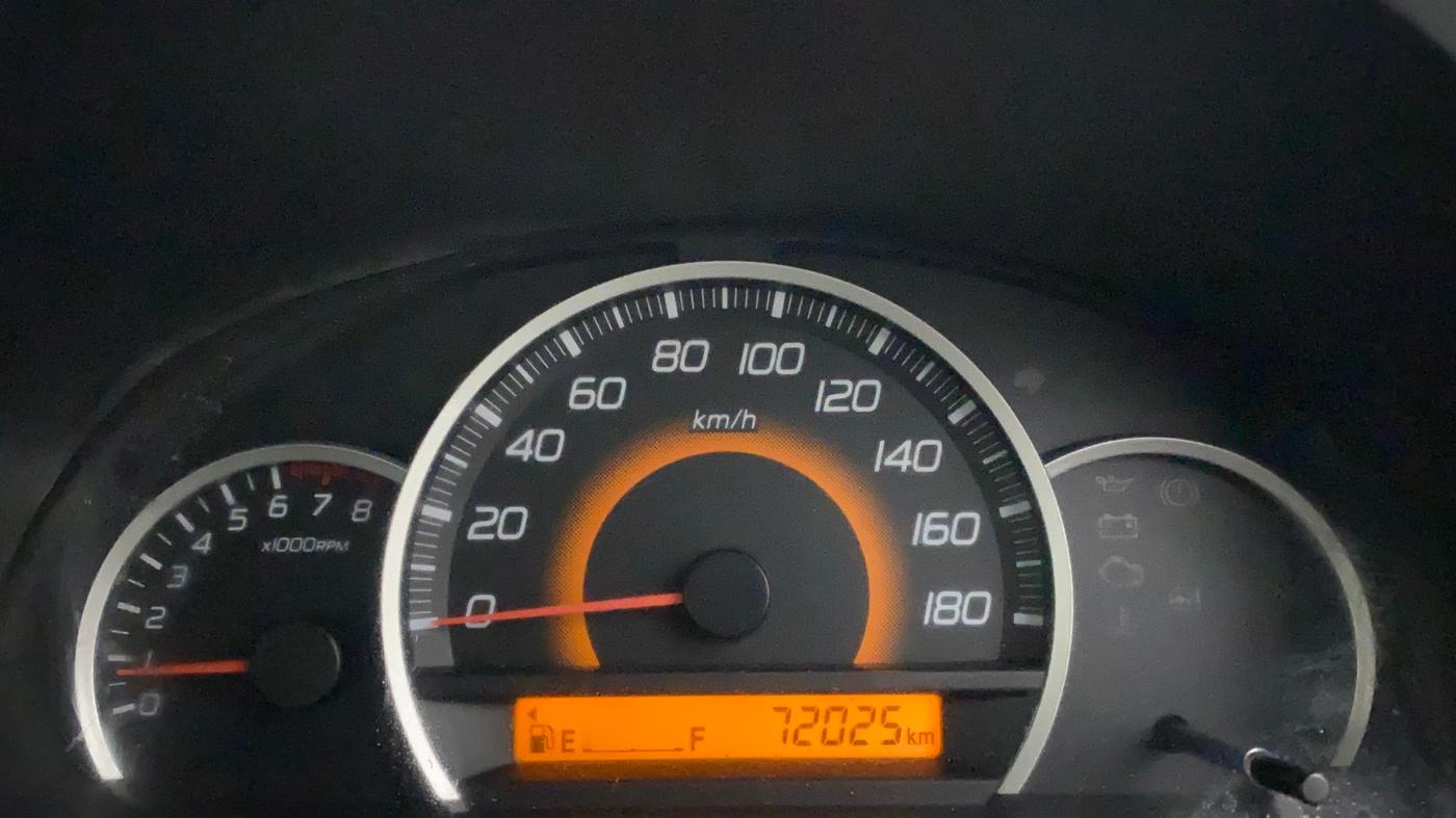 2014 Maruti Wagon R 1.0 VXI, Petrol, Manual, 72,090 km, Odometer Image