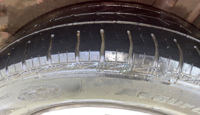 2018 Tata Tiago XTA PETROL, CNG, Automatic, 75,818 km, Left Rear Tyre Tread