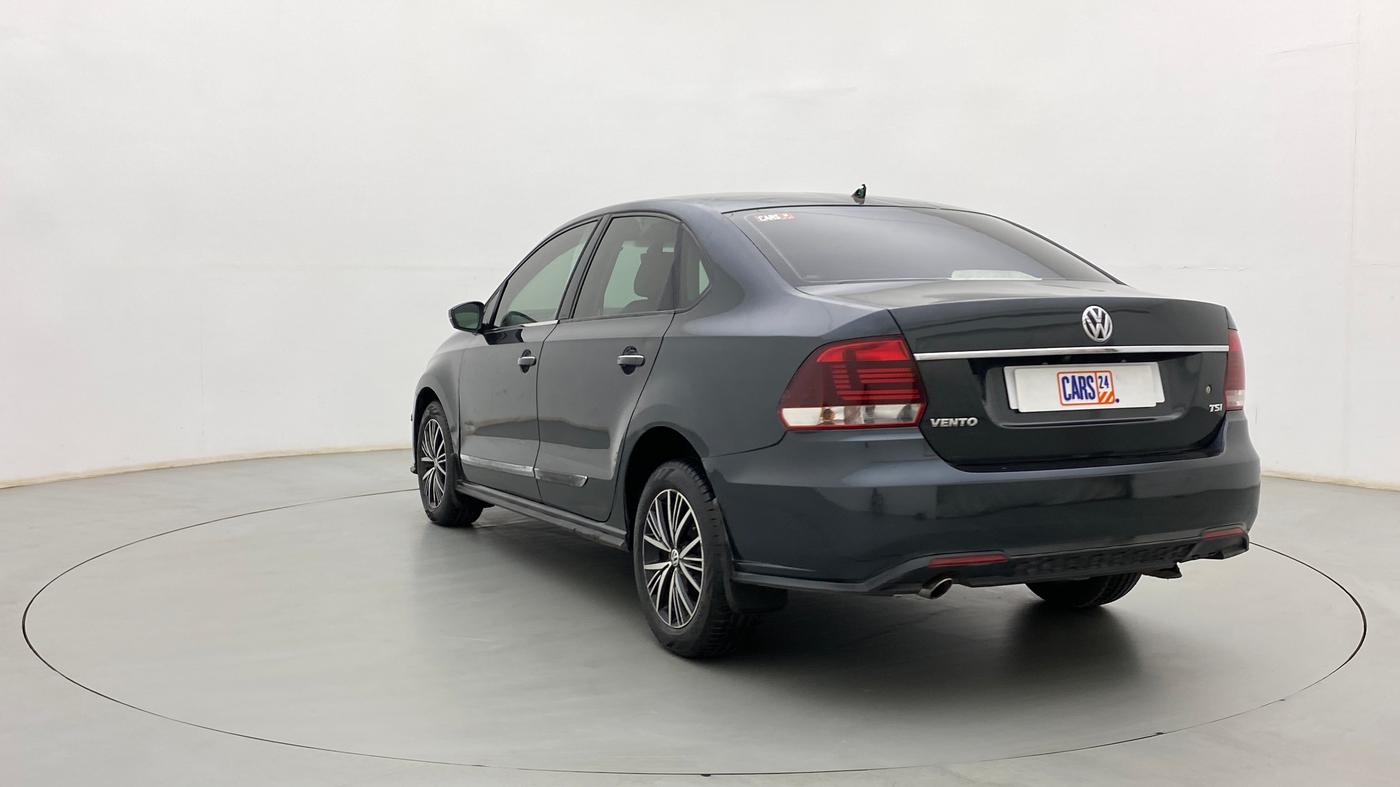 2021 Volkswagen Vento HIGHLINE 1.0L TSI AT, Petrol, Automatic, 50,711 km, Left Back Diagonal