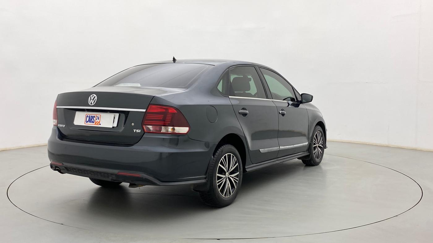 2021 Volkswagen Vento HIGHLINE 1.0L TSI AT, Petrol, Automatic, 50,711 km, Right Back Diagonal