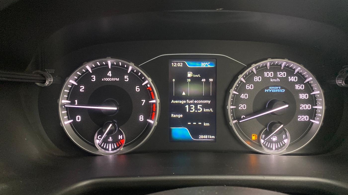 2022 Maruti BREZZA ZXI SMART HYBRID , Petrol, Manual, 28,481 km, Odometer Image