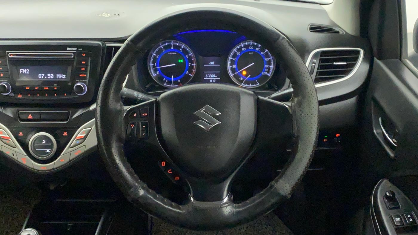 2017 Maruti Baleno DELTA PETROL 1.2, Petrol, Manual, 67,280 km, Steering Wheel Close Up