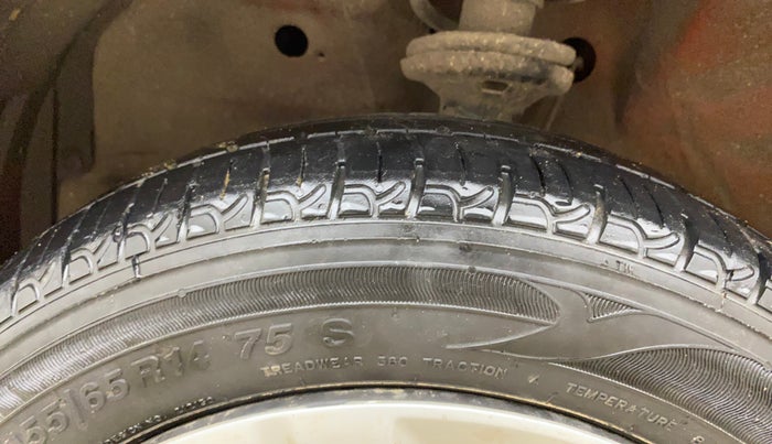 2018 Maruti Wagon R 1.0 VXI AMT, Petrol, Automatic, 52,248 km, Left Front Tyre Tread