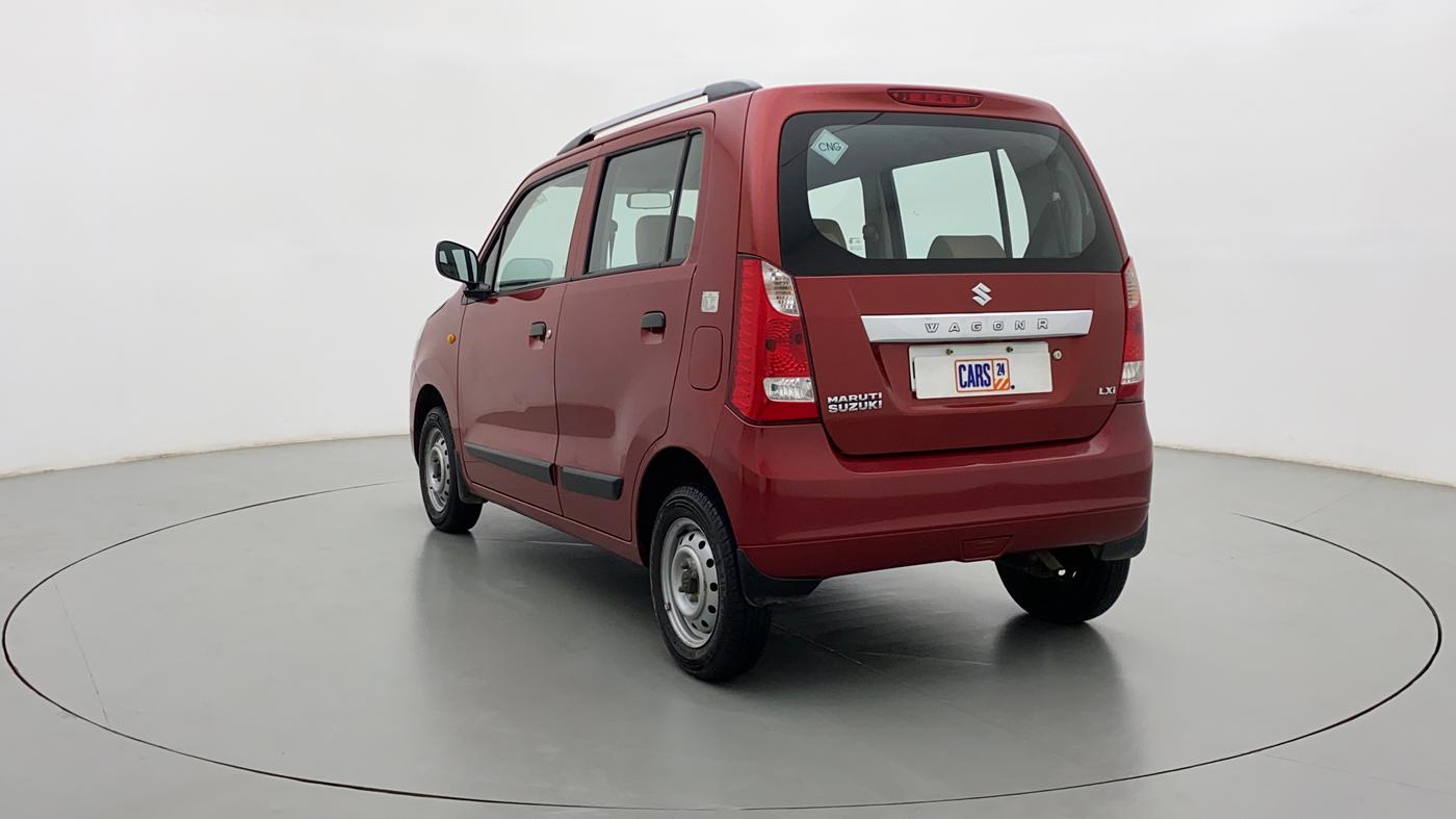 2017 Maruti Wagon R 1.0 LXI CNG, CNG, Manual, 14,601 km, Left Back Diagonal