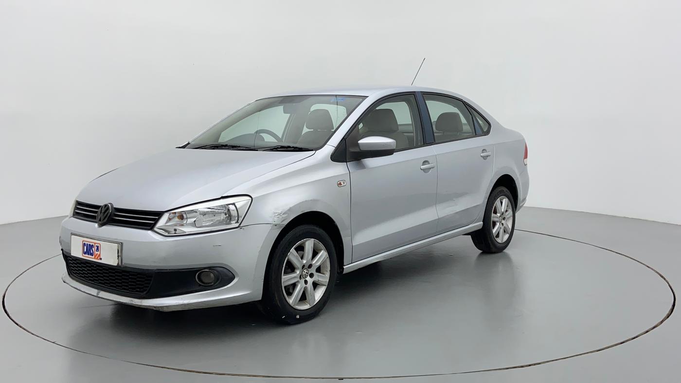 2010 Volkswagen Vento HIGHLINE 1.6 MPI, Petrol, Manual, 1,21,832 km, Left Front Diagonal