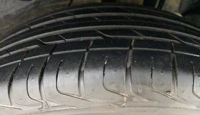 2021 Tata NEXON XZA+ (O) 1.2 RTN, Petrol, Automatic, 21,335 km, Left Rear Tyre Tread