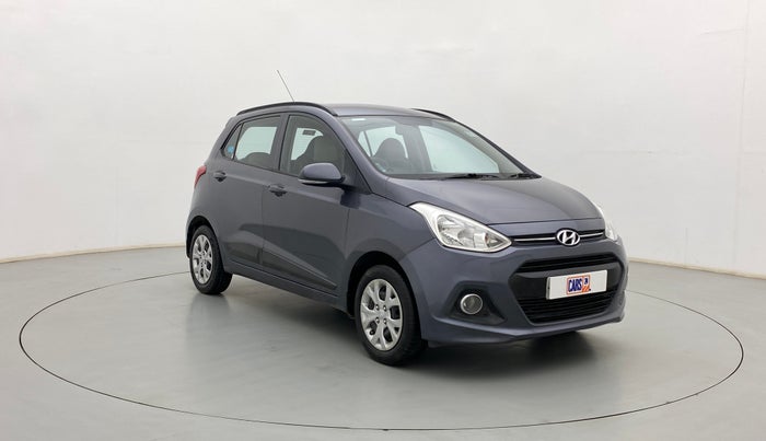 2015 Hyundai Grand i10 SPORTZ 1.2 KAPPA VTVT, Petrol, Manual, 75,475 km, Right Front Diagonal