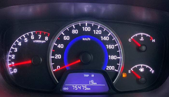 2015 Hyundai Grand i10 SPORTZ 1.2 KAPPA VTVT, Petrol, Manual, 75,475 km, Odometer Image