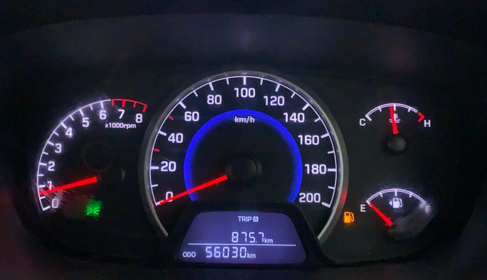 2018 Hyundai Grand i10 MAGNA 1.2 KAPPA VTVT, Petrol, Manual, 56,030 km, Odometer Image