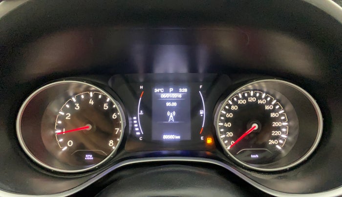 2017 Jeep Compass LIMITED 1.4 PETROL AT, Petrol, Automatic, 89,529 km, Odometer Image