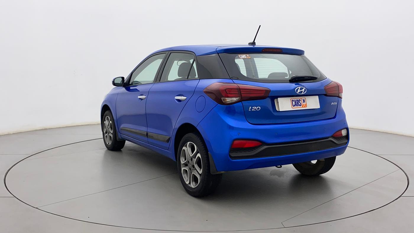 2019 Hyundai Elite i20 ASTA (O) CVT, Petrol, Automatic, 34,035 km, Left Back Diagonal