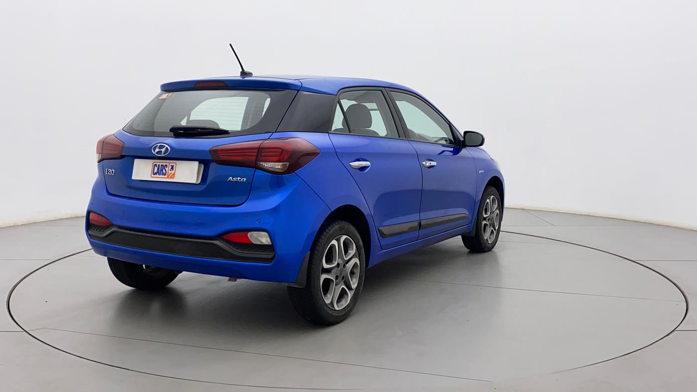 2019 Hyundai Elite i20 ASTA (O) CVT, Petrol, Automatic, 34,035 km, Right Back Diagonal