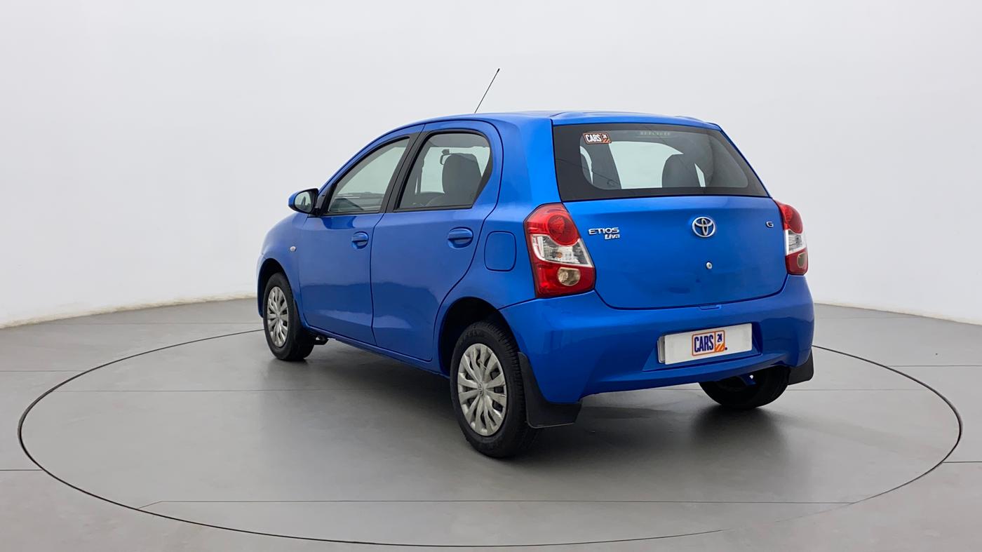 2013 Toyota Etios Liva G, Petrol, Manual, 51,778 km, Left Back Diagonal