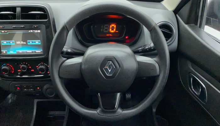 2019 Renault Kwid RXT Opt, Petrol, Manual, 8,638 km, Steering Wheel Close Up