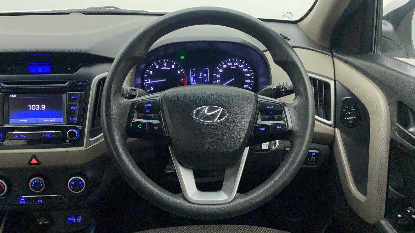 2017 Hyundai Creta E PLUS 1.6 PETROL, Petrol, Manual, 85,391 km, Steering Wheel Close Up