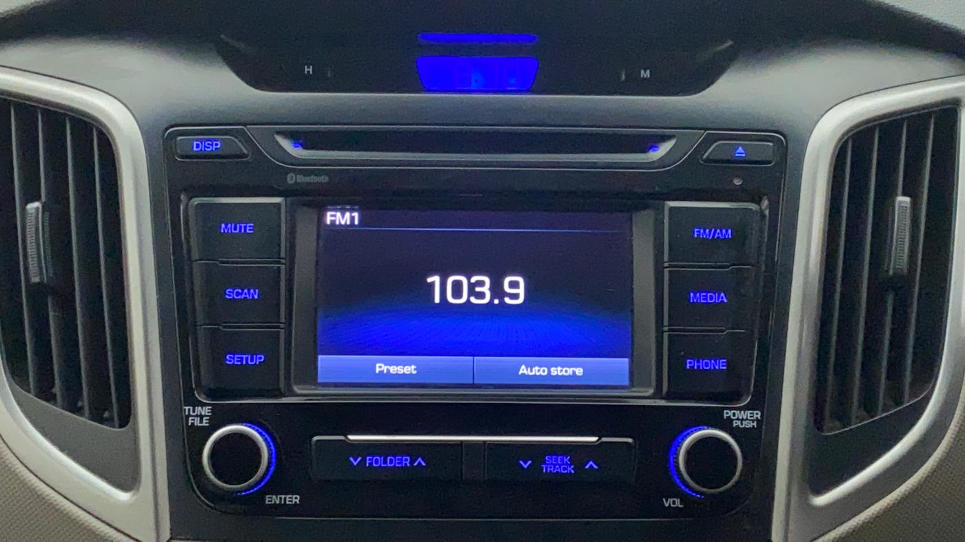 2017 Hyundai Creta E PLUS 1.6 PETROL, Petrol, Manual, 85,391 km, Infotainment System