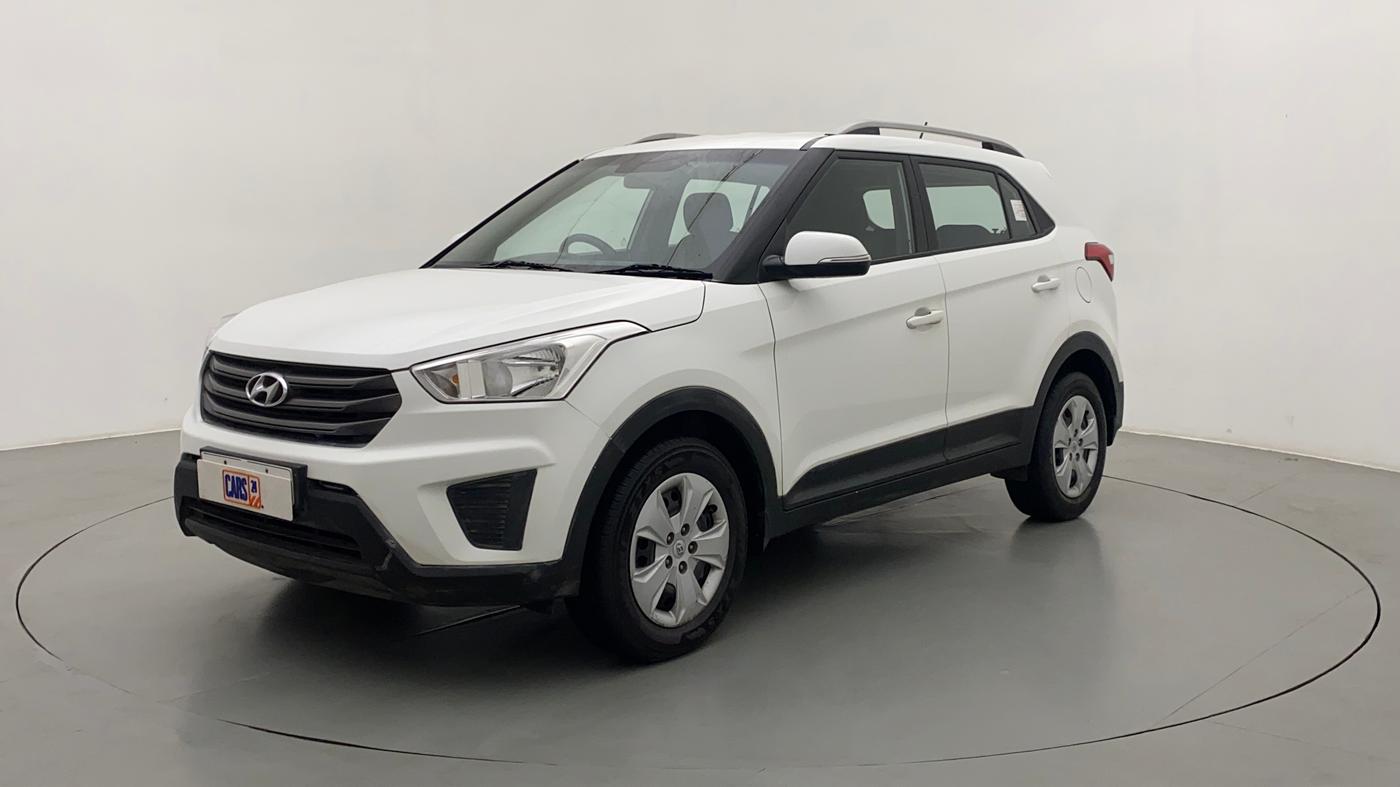 2017 Hyundai Creta E PLUS 1.6 PETROL, Petrol, Manual, 85,391 km, Left Front Diagonal