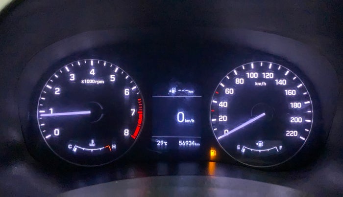 2018 Hyundai Creta SX (O) 1.6 PETROL, Petrol, Manual, 56,934 km, Odometer Image