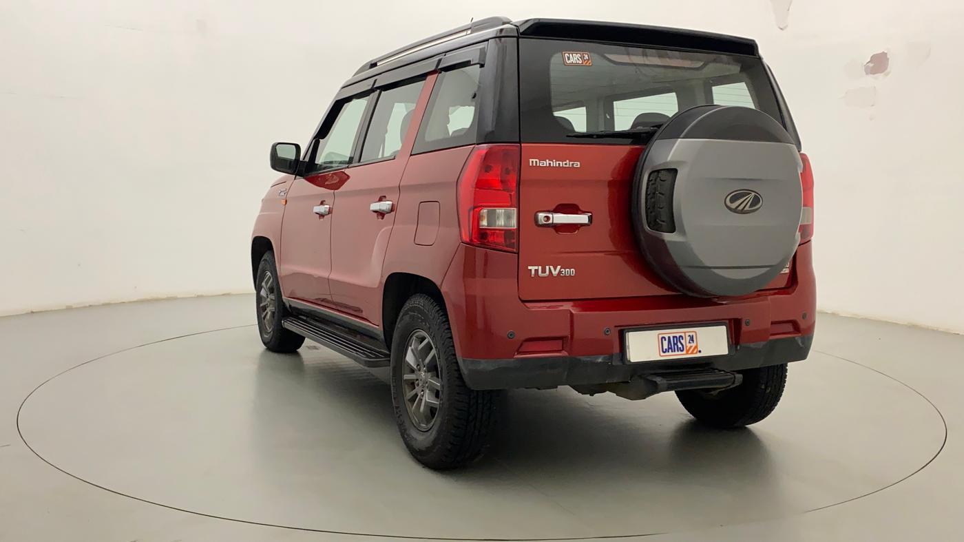 2018 Mahindra TUV300 T10 AMT DUAL TONE, Diesel, Automatic, 56,659 km, Left Back Diagonal