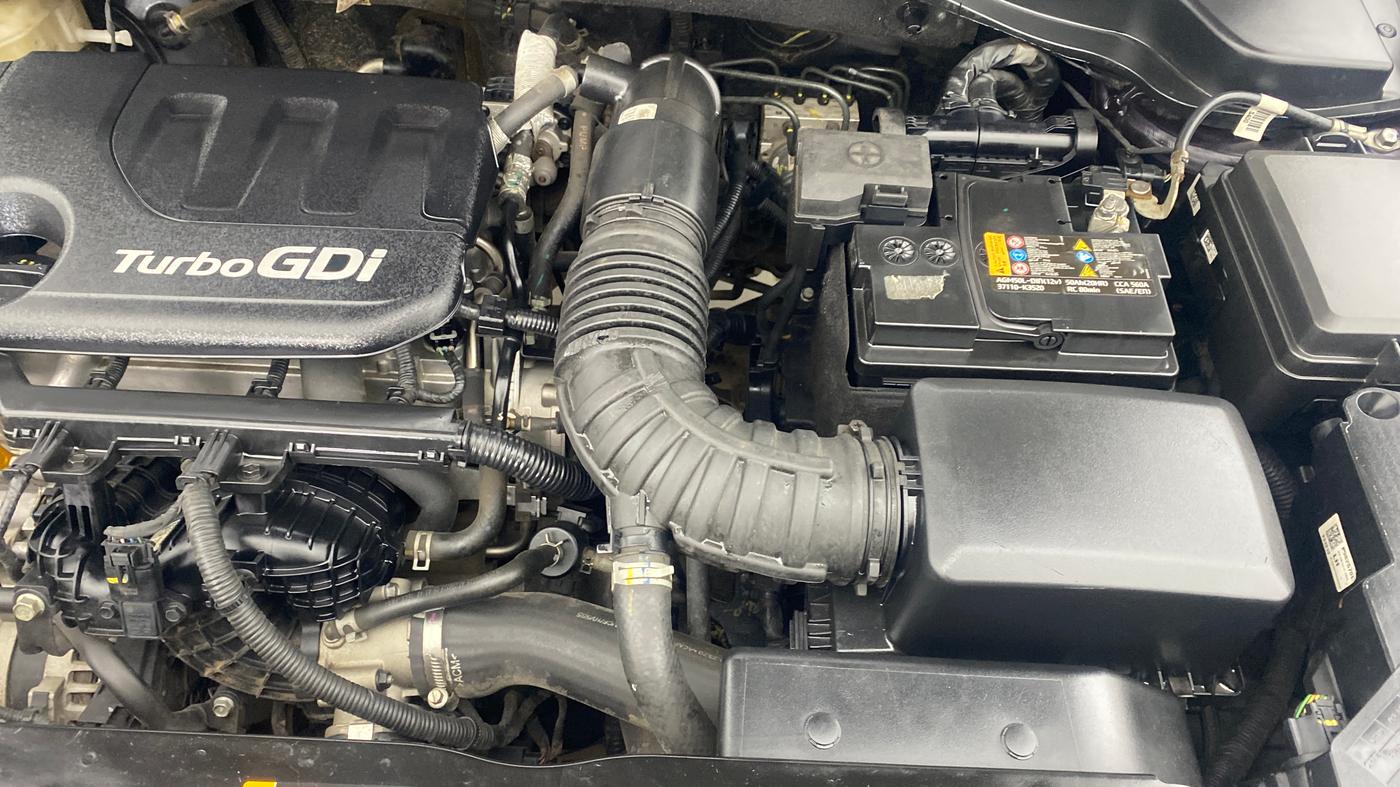 2024 KIA SONET HTX PLUS 1.0 TURBO PETROL IMT, Petrol, Manual, 16,306 km, Engine View - Left