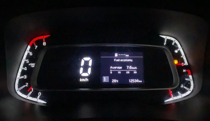 2023 KIA SONET HTK PLUS 1.0 IMT, Petrol, Manual, 12,508 km, Odometer Image