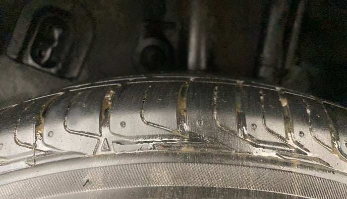 2023 Tata NEXON XZ PLUS PETROL DARK EDITION, Petrol, Manual, 7,825 km, Left Rear Tyre Tread