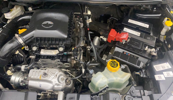 2023 Tata NEXON XZ PLUS PETROL DARK EDITION, Petrol, Manual, 7,825 km, Engine View - Left