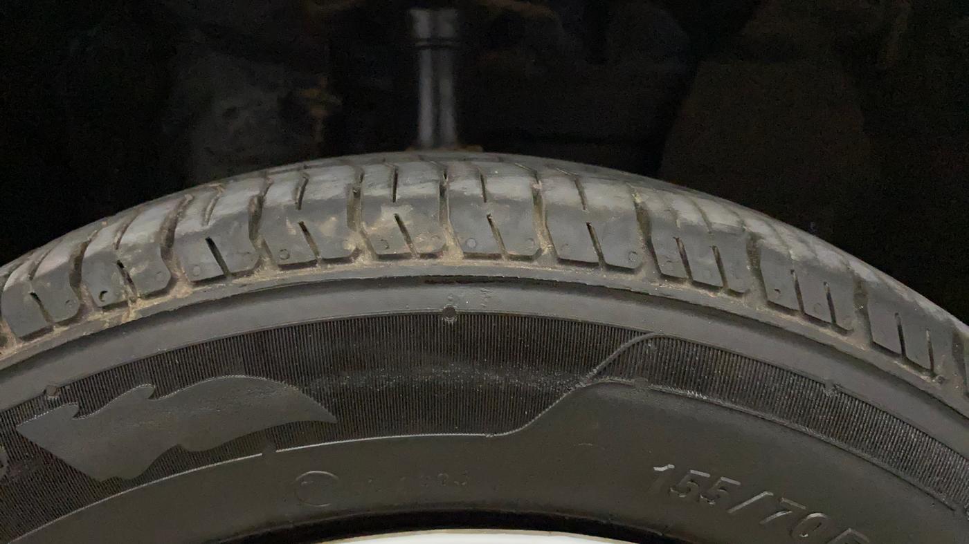 2017 Datsun Go Plus T, Petrol, Manual, 1,33,186 km, Right Front Tyre Tread