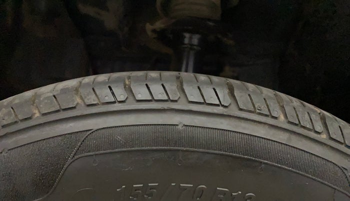 2017 Datsun Go Plus T, Petrol, Manual, 1,33,186 km, Left Front Tyre Tread